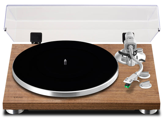 TN-400BTX Manual Belt-Drive Bluetooth Turntable in Walnut